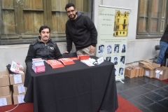 1.- Nicolás de Terán y Marcelo Salinas repartiendo folletos desplegables